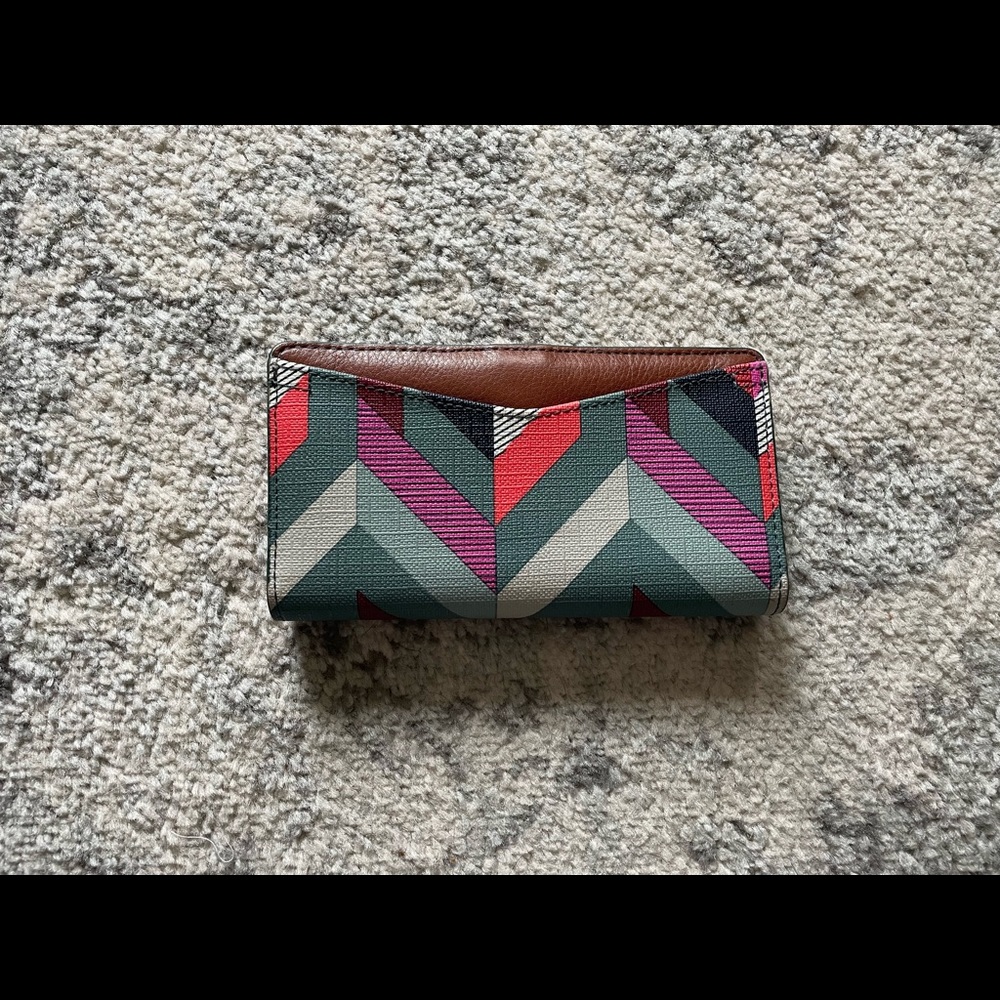 Fossil Colorful Button Snap Wallet - image 2